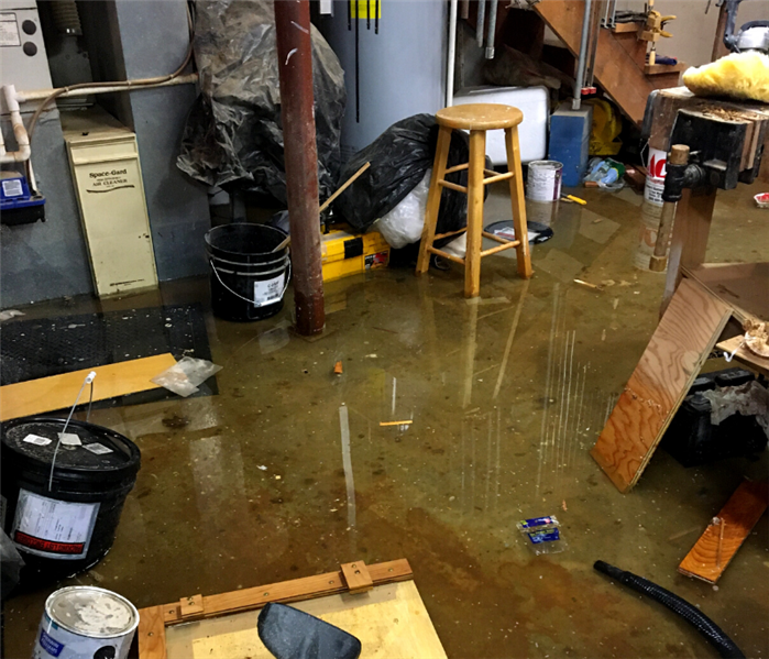 Basement flooding cleanup near me in North Branford, Ct.