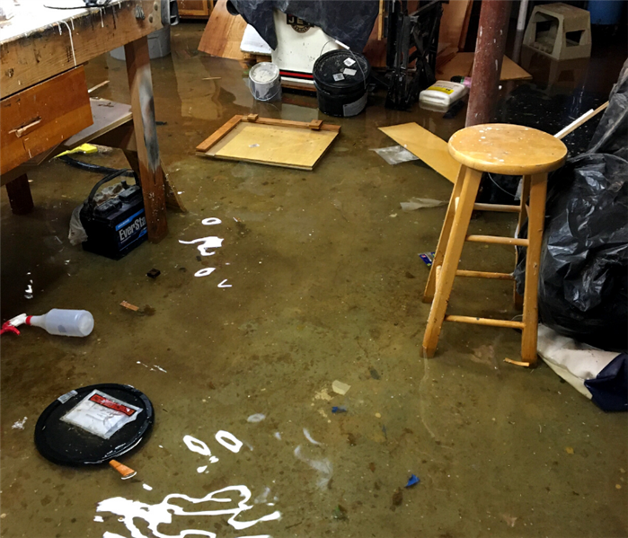 water flooded basement in guilford, ct