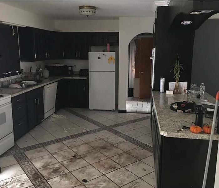 heavy rains in branford leaked into their kitchen