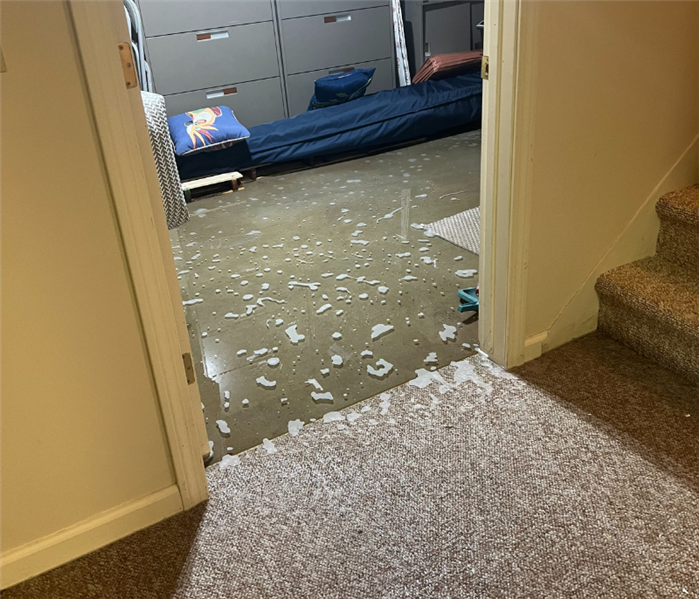 Water in basement cleanup near me in Guilford, CT.