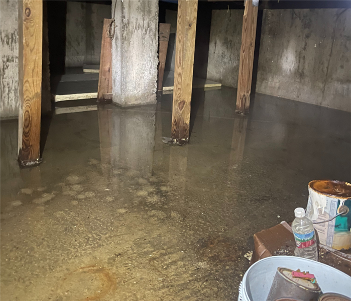 water in basement in North Branford, CT.