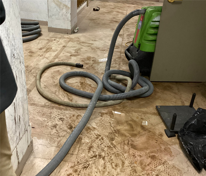 Sewage backup cleaning in North Branford, CT.