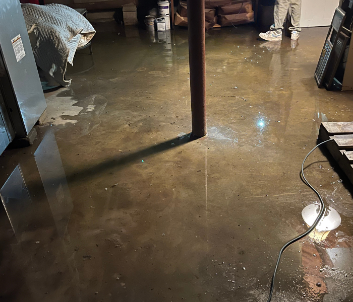 Flooded basement cleanup near me in Connecticut.