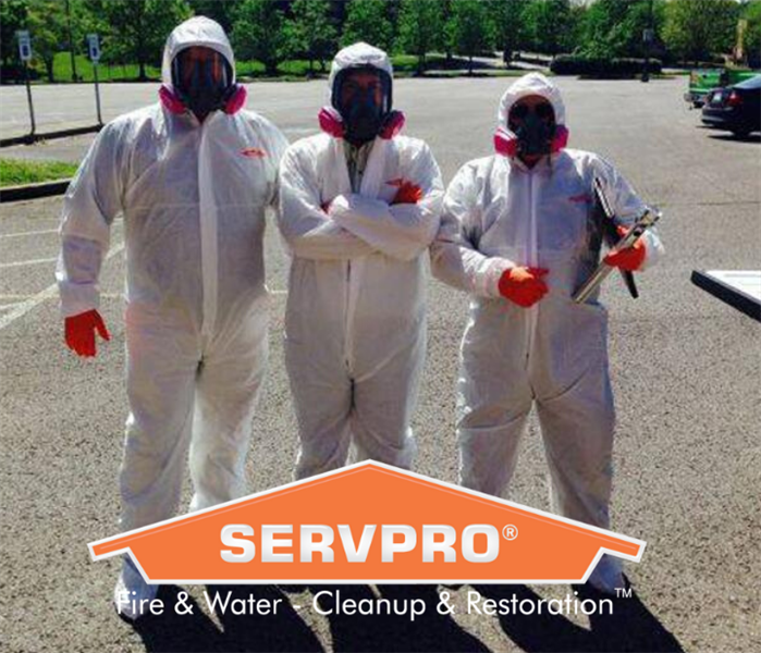 SERVPRO workers in full ppe
